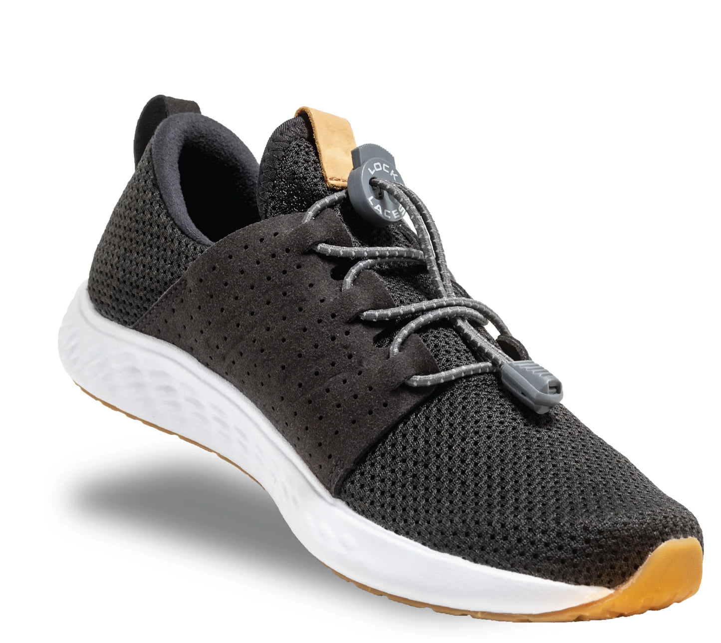 Lock Lace-Shoe Refl. Dark Gray
