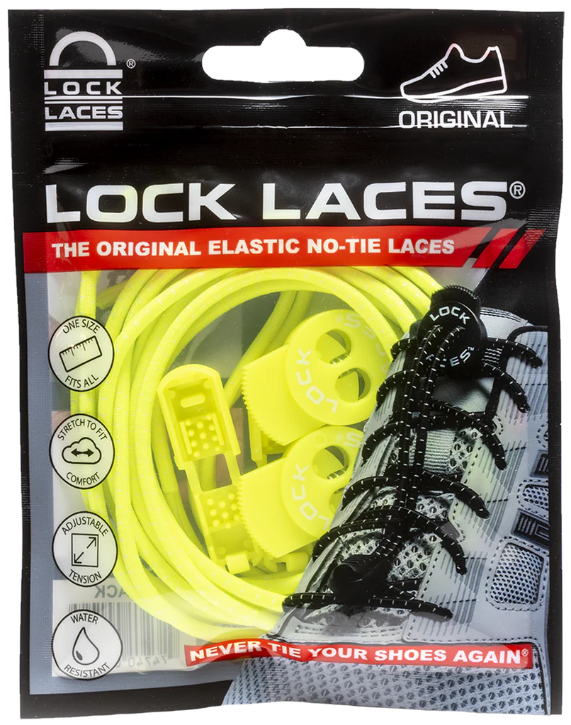 Lock Lace-Shoe Neon Yellow
