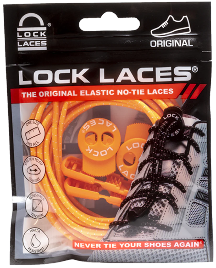 Lock Lace-Shoe Orange