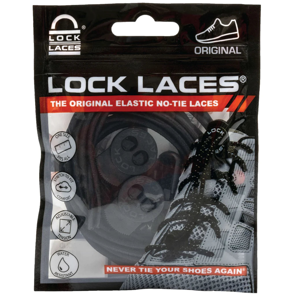 Lock Lace-Shoe Solid Black